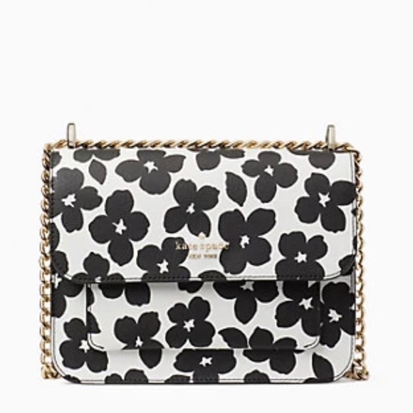 Kate Spade remi graphic blooms flap chain crossbody - Picture 8 of 16
